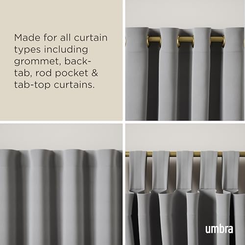 Umbra Cappa Modern 1 Inch Curtain Rod Set