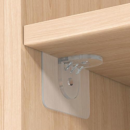 CoguZed 20 Pcs Adhesive Shelf Brackets