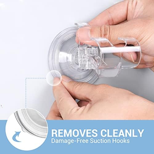 Large Suction Cup Hooks 2 Pack Heavy Duty Razor Holder