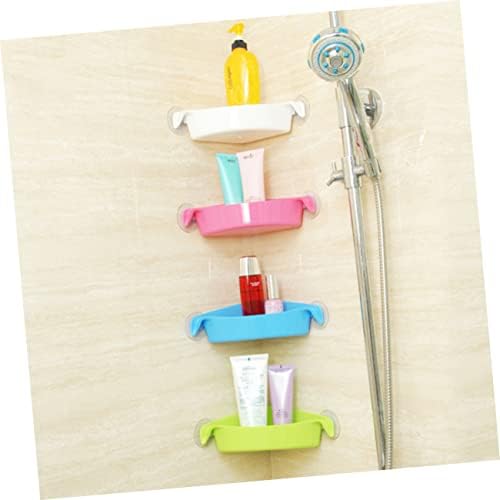 Amosfun Suction Cup Corner Shelf Storage Organizer