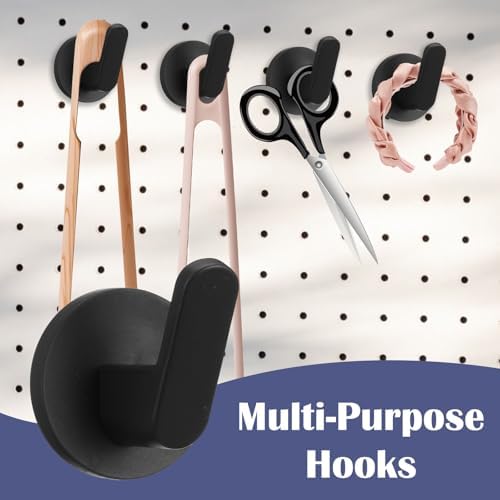 6 Pcs L-Shaped Magnetic Wreath Hook for Metal Doors