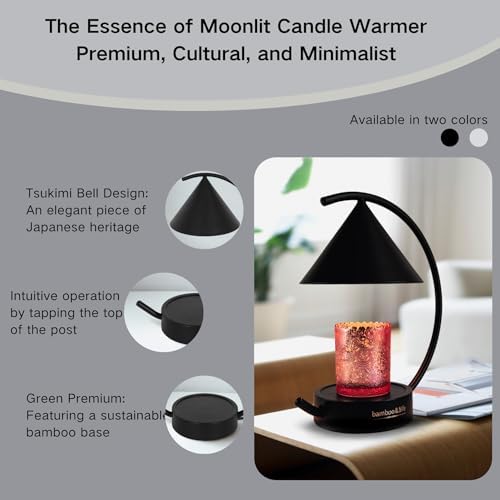 BambooLife Moonlit Touch Candle Warmer Lamp