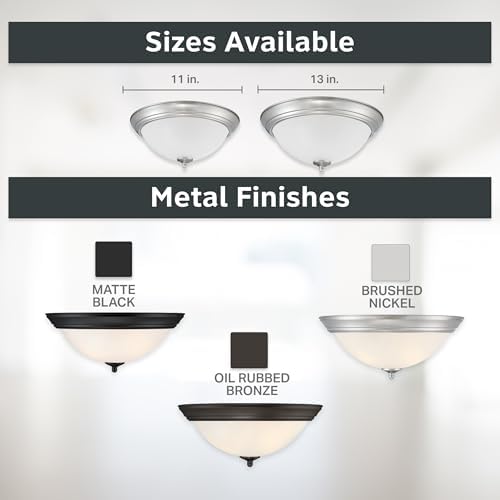 DESIGNERS FOUNTAIN 2-Pack Flush Mount Ceiling Light