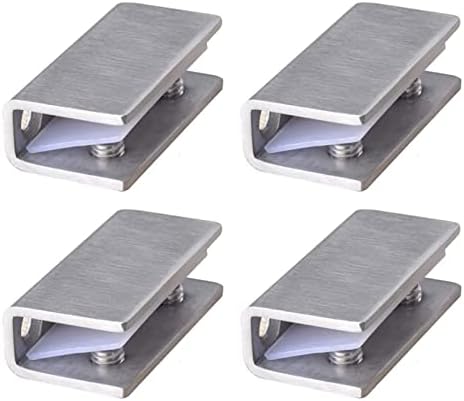 4Pcs Adjustable 304 Stainless Steel Shelf Clamps