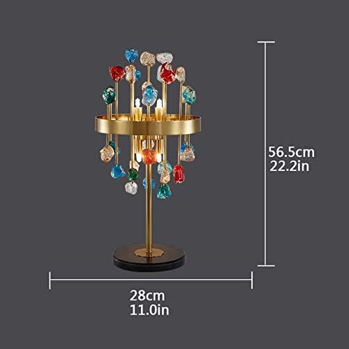 Telescope LED Desk Lamp 22 Inch Luxury Crystal Table Lamp