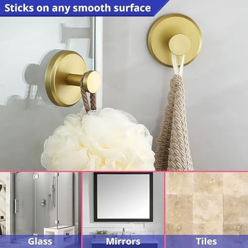 Civilizek 2025 Upgraded Suction Cup Wreath Hanger 4PCS