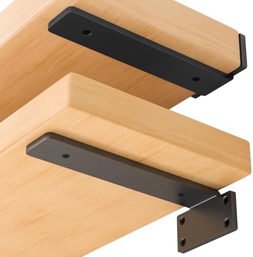 Wildnut 6 Pack Floating Shelf Bracket 6 Inch Heavy Duty