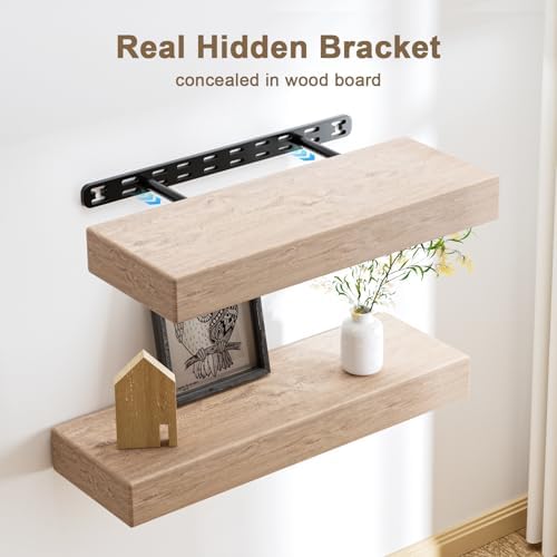 Craftersmark 2pcs Floating Shelf Bracket Heavy Duty