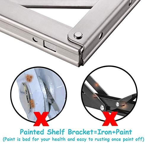 CLT 18 Inch Heavy Duty Folding Shelf Brackets