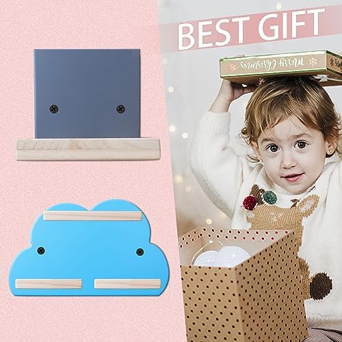 Magnetic Floating Shelf for Toniebox - Wooden Wall Storage Rack