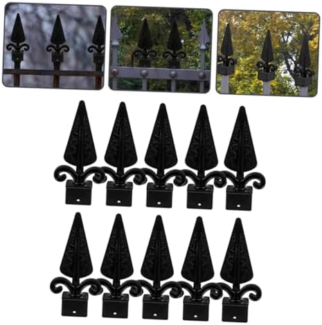 YARNOW 20pcs Plastic Fence Finials Durable Garden Decor Railing Caps