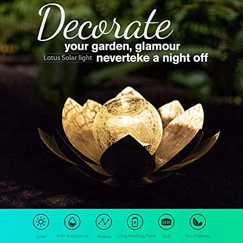 Huaxu Solar Lights Outdoor Garden Decorations