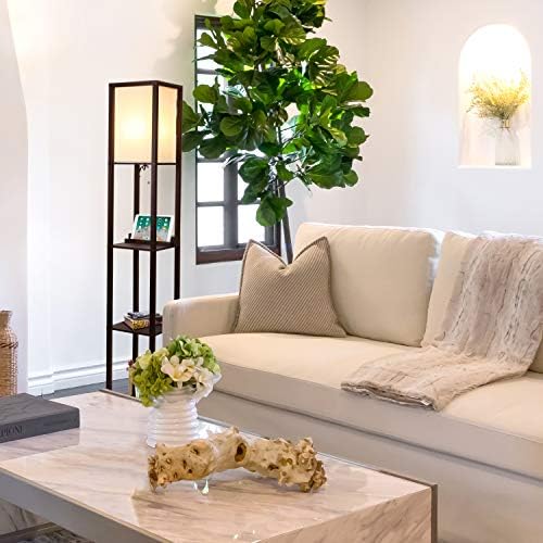 Brightech Maxwell Floor Lamp with USB and Wireless Charging