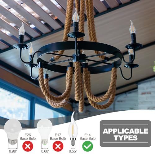 PATIKIL 315 Inch Metal Candle Socket Covers 9 Pcs
