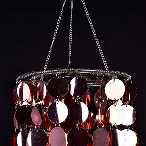FlavorThings Rose Gold Hanging Chandelier