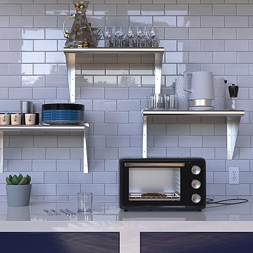NSF Certified Heavy Duty Wall Shelf with Brackets