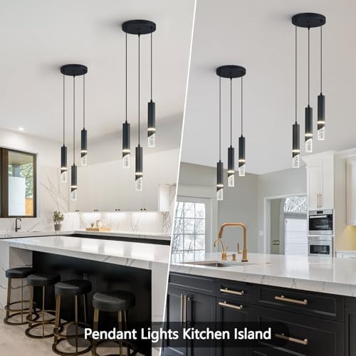 Modern Dimmable LED Pendant Lights for Kitchen Island and Living Room