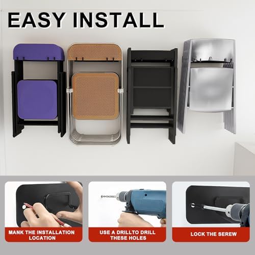 SAMRELAX Garage Tool Organizer Wall Mount 2Pack Hooks