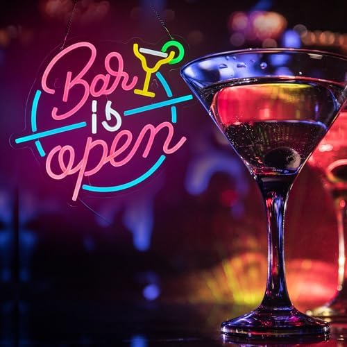 Neonland Bar Open Neon Sign for Wall Decor