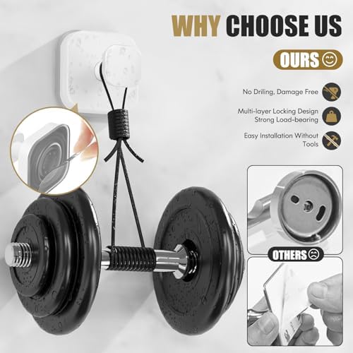 BKV Suction Cup Hooks for Shower and Bathroom Use - 2 Pack