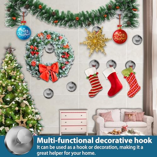 AbluFirst Suction Cup Hooks for Shower and Bathrooms
