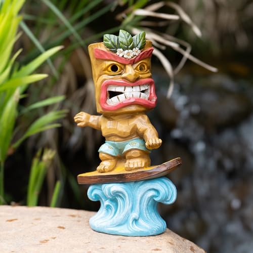 Yiosax Solar Tiki Statue 992 Inch Outdoor Decor