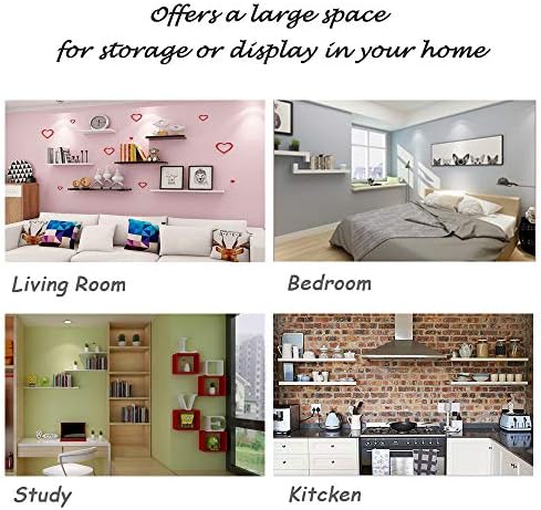 6Pcs 3 Inch Invisible Floating Shelf Brackets