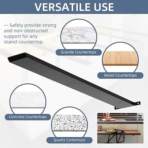 Heavy Duty Hidden Island Bracket 34 Inch