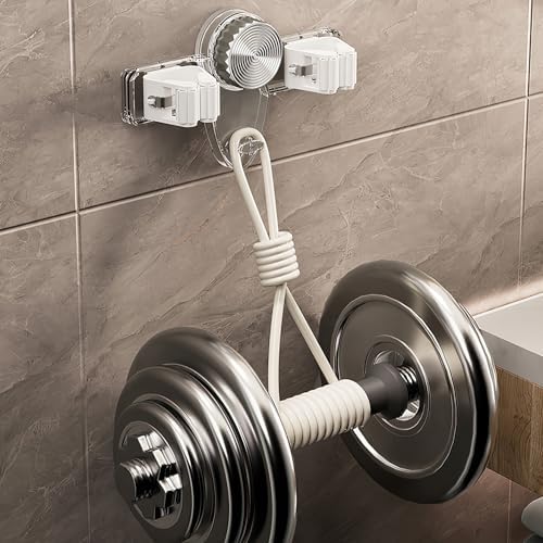 Hadaclub 2PCS Broom Holder Mop Hanger No Drilling Required