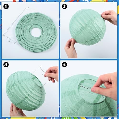 15 Pcs Boho Hanging Paper Lanterns Classroom Decor
