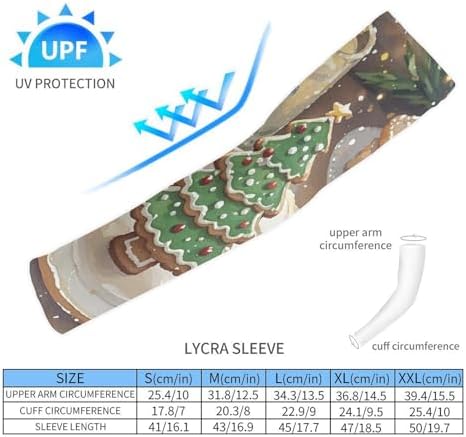 Christmas Candle Print Compression Arm Sleeves for All Sports