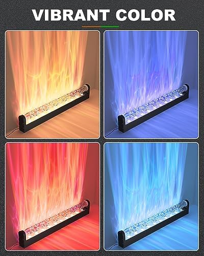 TACAHE RGBW Dynamic Wave Wall Light - 393 12W 1 Pack