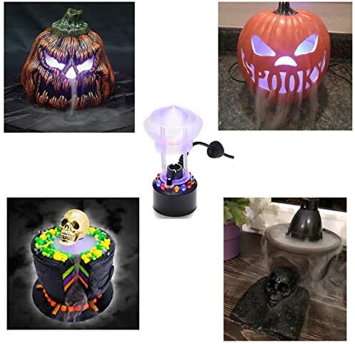 Halloween Party Mist Maker with 12 LED Light Effects