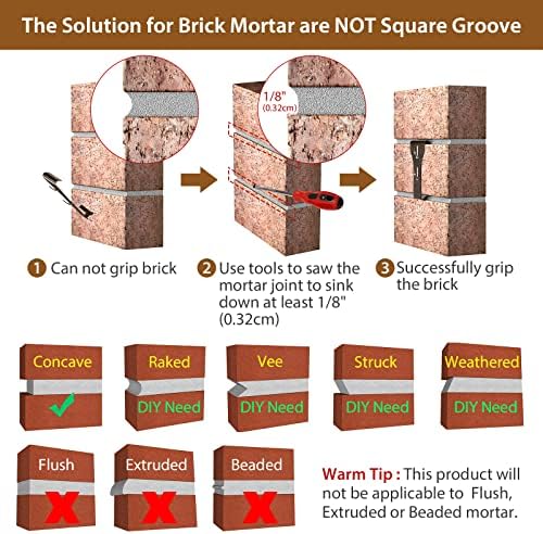 Heavy Duty Brick Wall Hooks 24 Pack No Drill Hanging