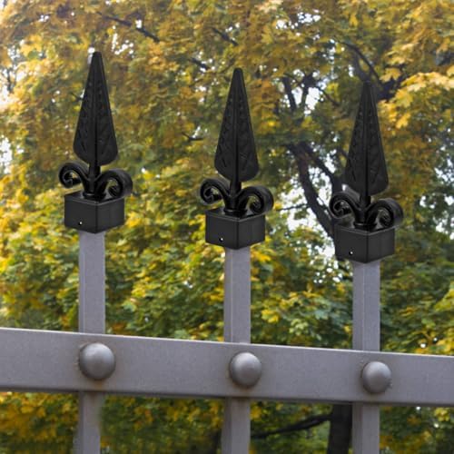 BESPORTBLE Fence Finials 10pcs Gothic Plastic Post Caps