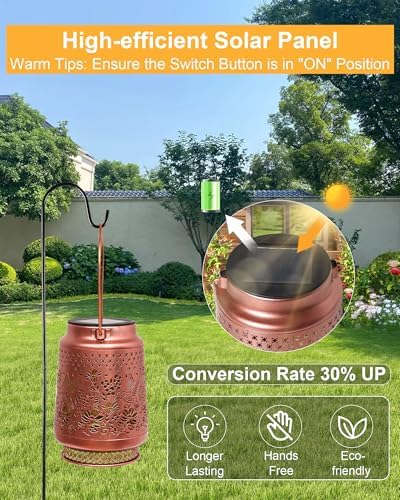 Hummingbird Solar Lanterns Outdoor Waterproof Garden Decor