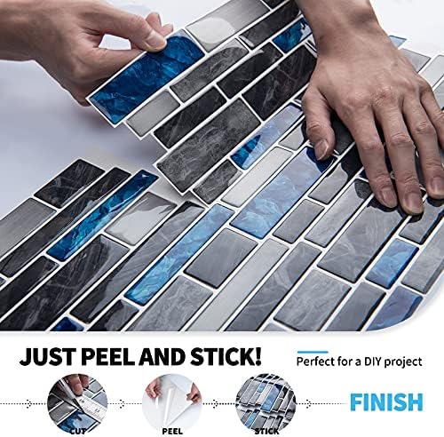 Art3d 10-Sheet Premium Self Adhesive Marble Tiles 30x30cm