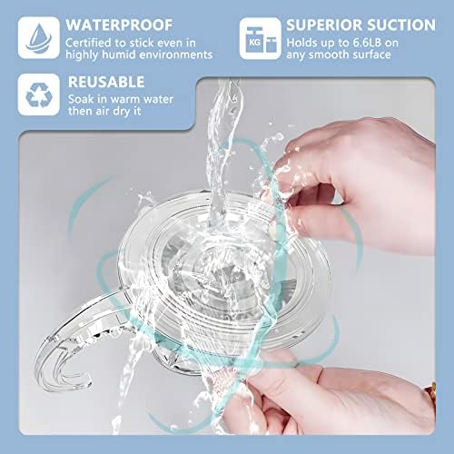 CozyBlue Suction Cup Hooks Heavy Duty 2 Pack