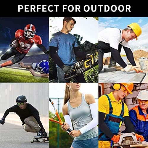 Ice Cooling Arm Sleeves with UPF 50 Sun Protection