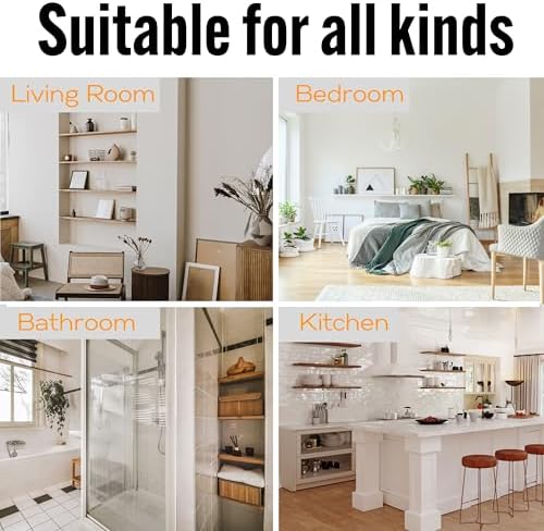 EVALD Hidden Floating Shelf Bracket 6 Pack