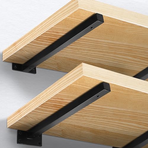 14 Inch Heavy Duty Floating Shelf Brackets 4 Pack