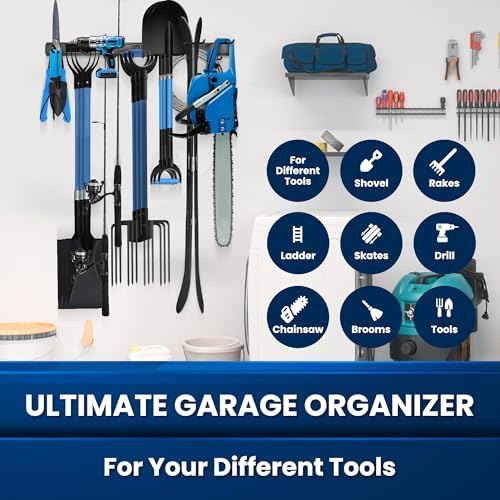 64 Inch All-Metal Garage Tool Wall Mount Organizer