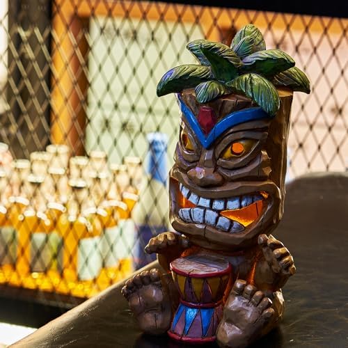 Yiosax Outdoor Tiki Statue Solar Light 1043 Inch