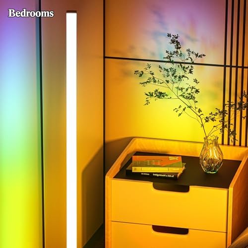 LED RGB Floor Lamp with Music Sync and Remote Control