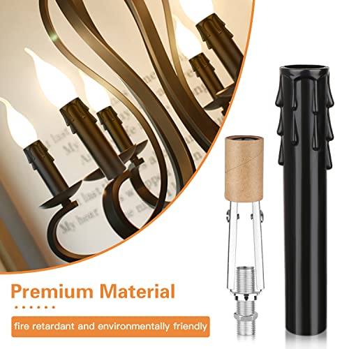 Helunsi 6-Piece E12 Chandelier Socket Kit