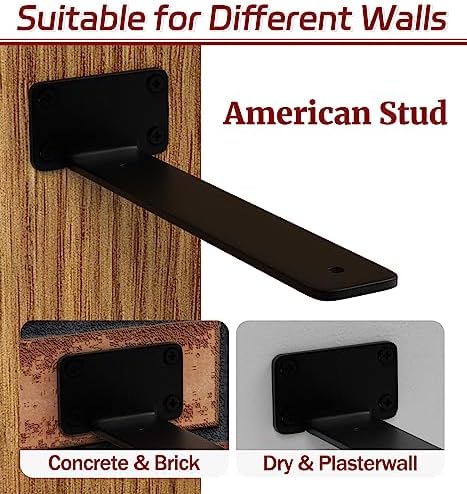 10 Inch Floating Shelf Brackets 12 Pack