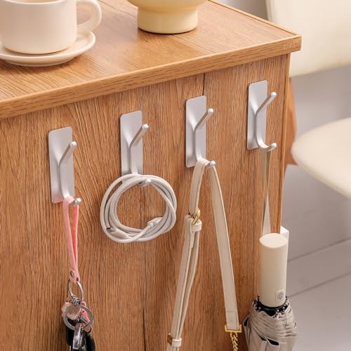 Paoli Heavy Duty Self Adhesive Hooks Set of 4 Red