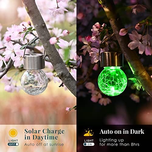 Solpex Hanging Solar Lights Outdoor 8 Pack