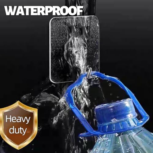 DDMY 24 Pack Transparent Wall Hooks 33lb Max Heavy Duty