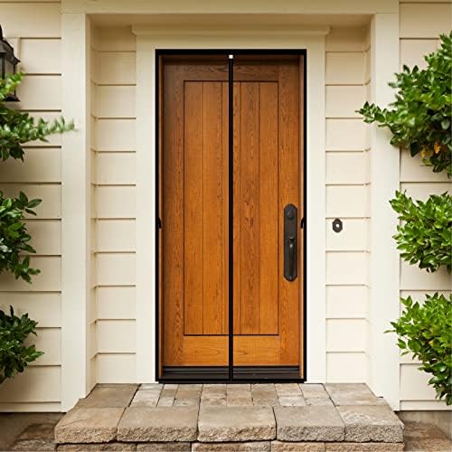 Screen Door Mesh Magnetic Closure 36x80 Inch